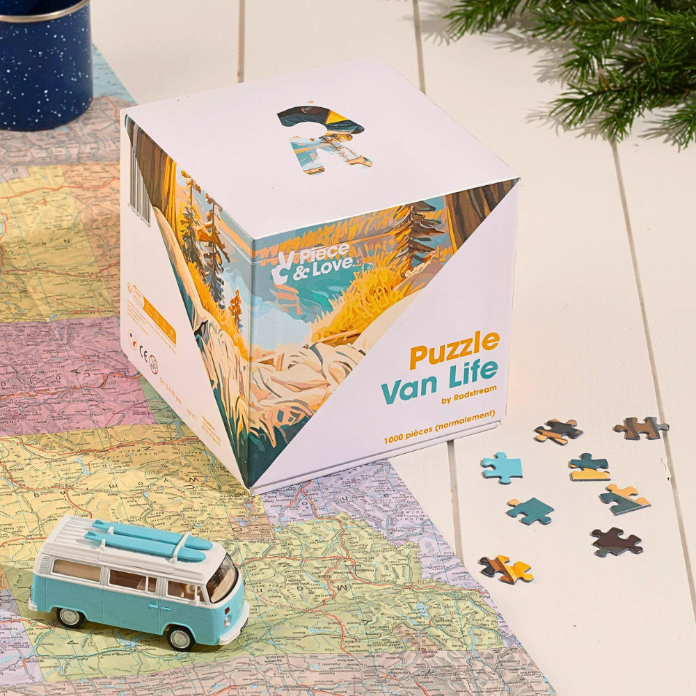 Van Life Puzzle – 1000 Teile Kunst & Nachhaltigkeit von Radstream