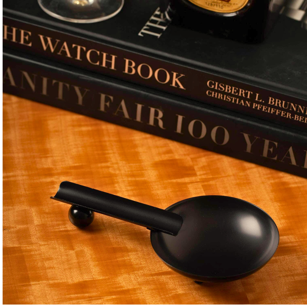 Zigarrenaschenbecher – Edelstahl mit schwarzem Finish