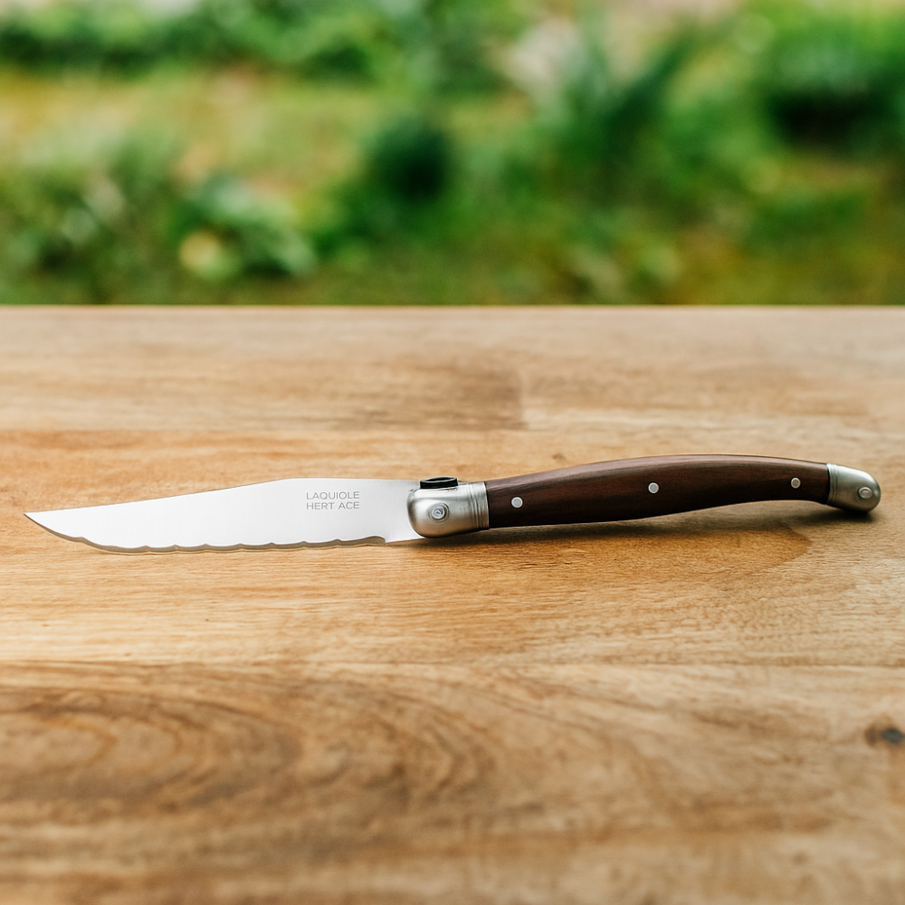 LAGUIOLE Steakmesser-Set Héritage – Walnussholz, 6-tlg