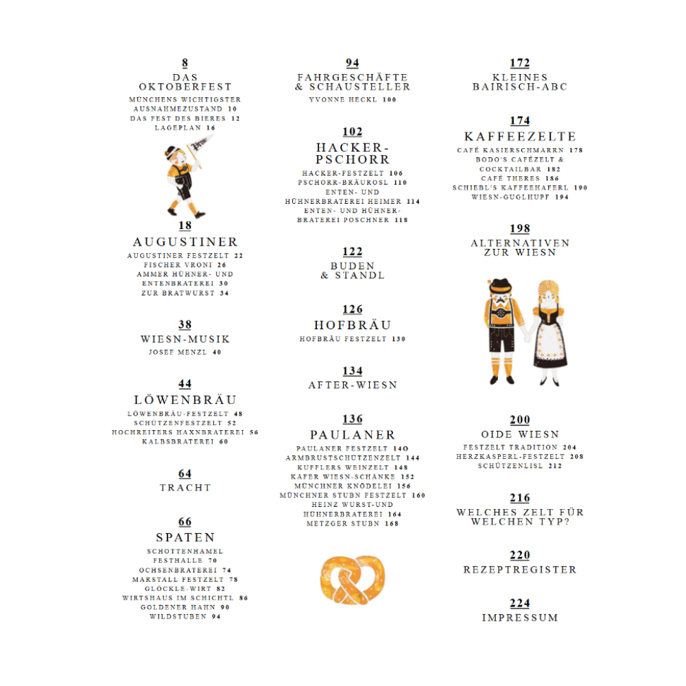 Zu Gast auf dem Oktoberfest. Originalrezepte und Geheimtipps