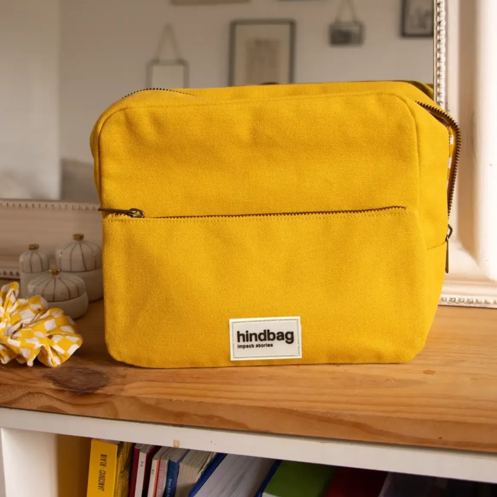 XL-Kulturbeutel „Alix“ – 2-in-1 Design aus Bio-Baumwolle