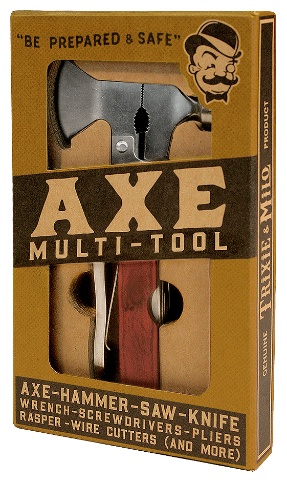 Axt-Multitool – 15 Funktionen im Rosenholzgriff