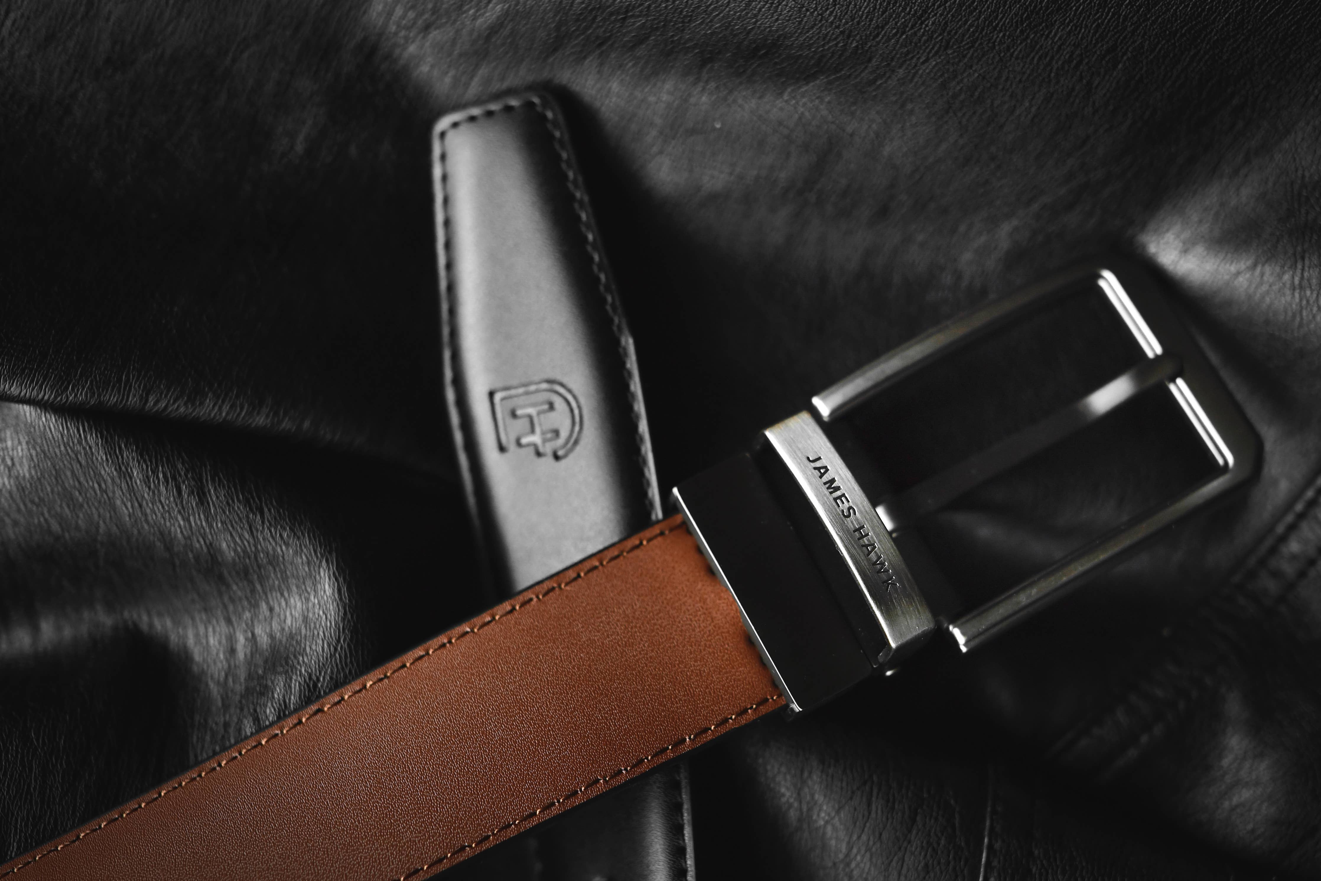 Wendbarer Herren-Gürtel aus Leder