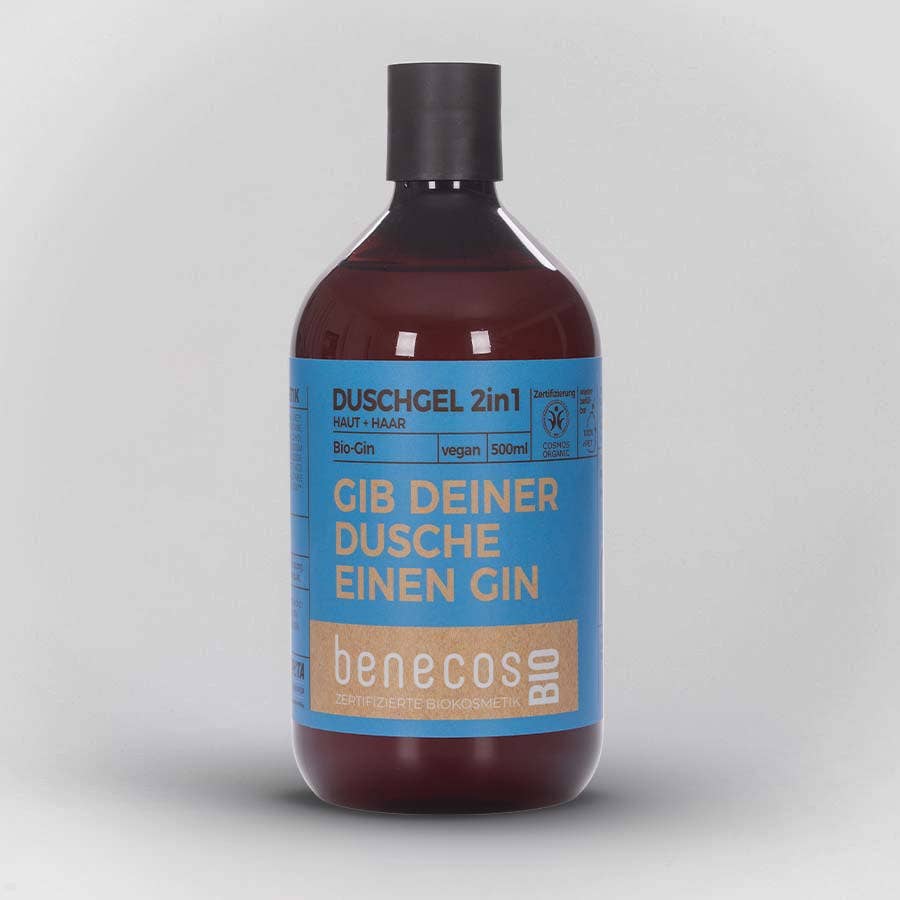 Bio-Duschgel mit echtem Gin – 2in1 für Männer