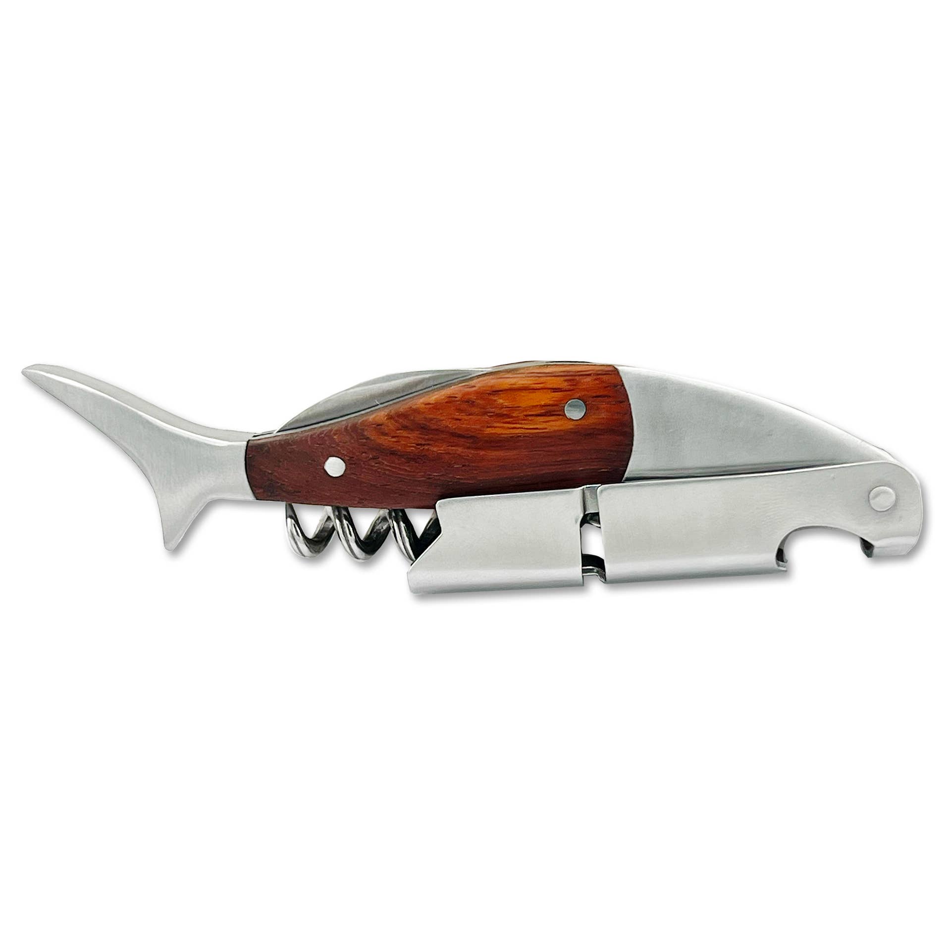 Shark Waiters Tool – Kellnermesser mit Walnussholzgriff