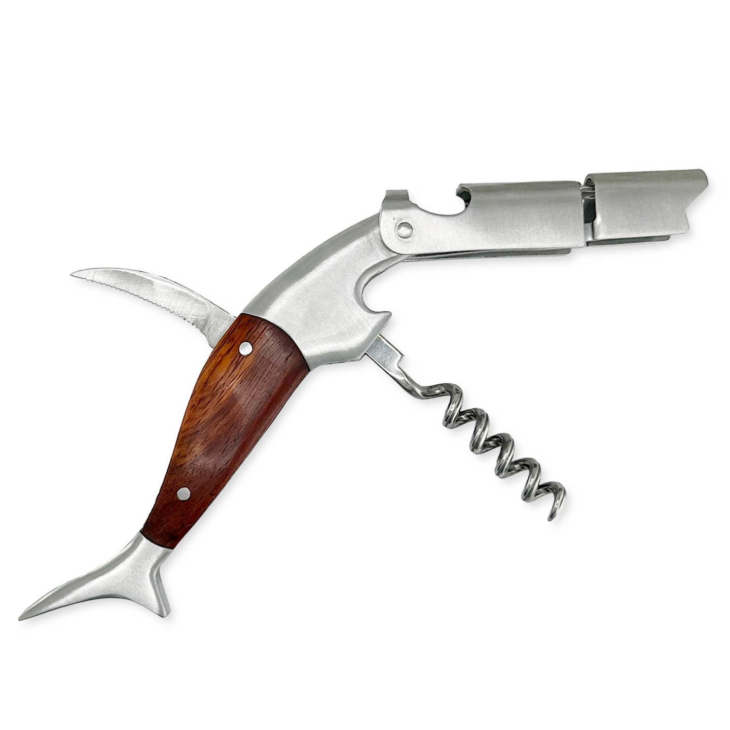 Shark Waiters Tool – Kellnermesser mit Walnussholzgriff