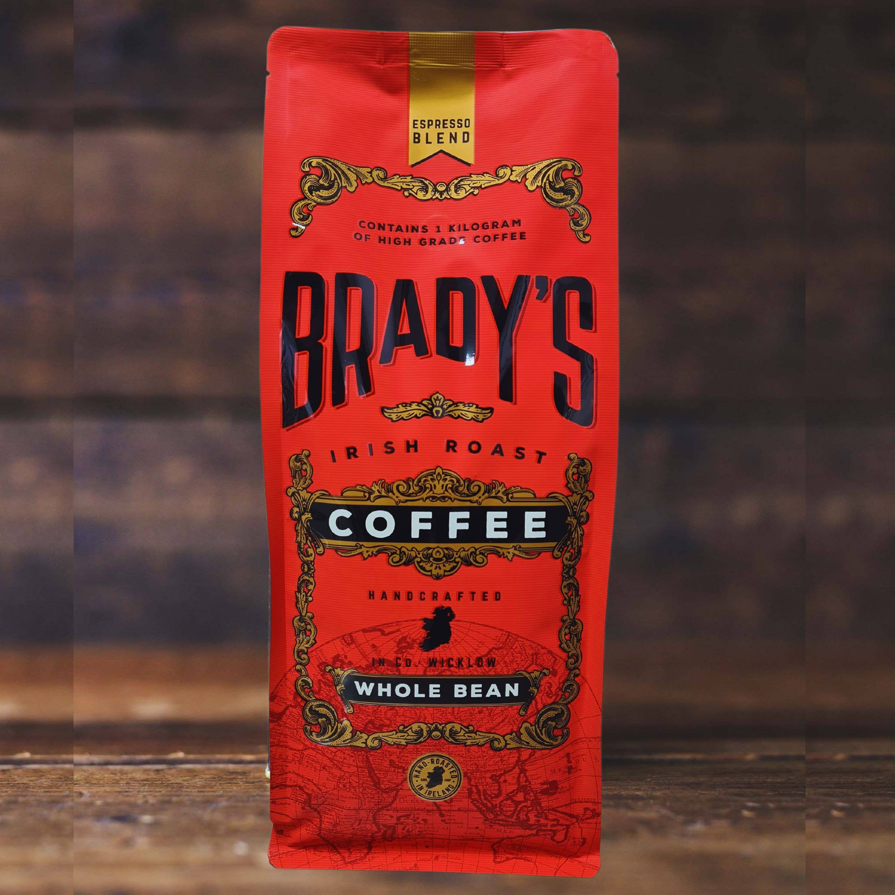 Brady’s Espresso Blend – 1 kg Bohnenkaffee aus Irland