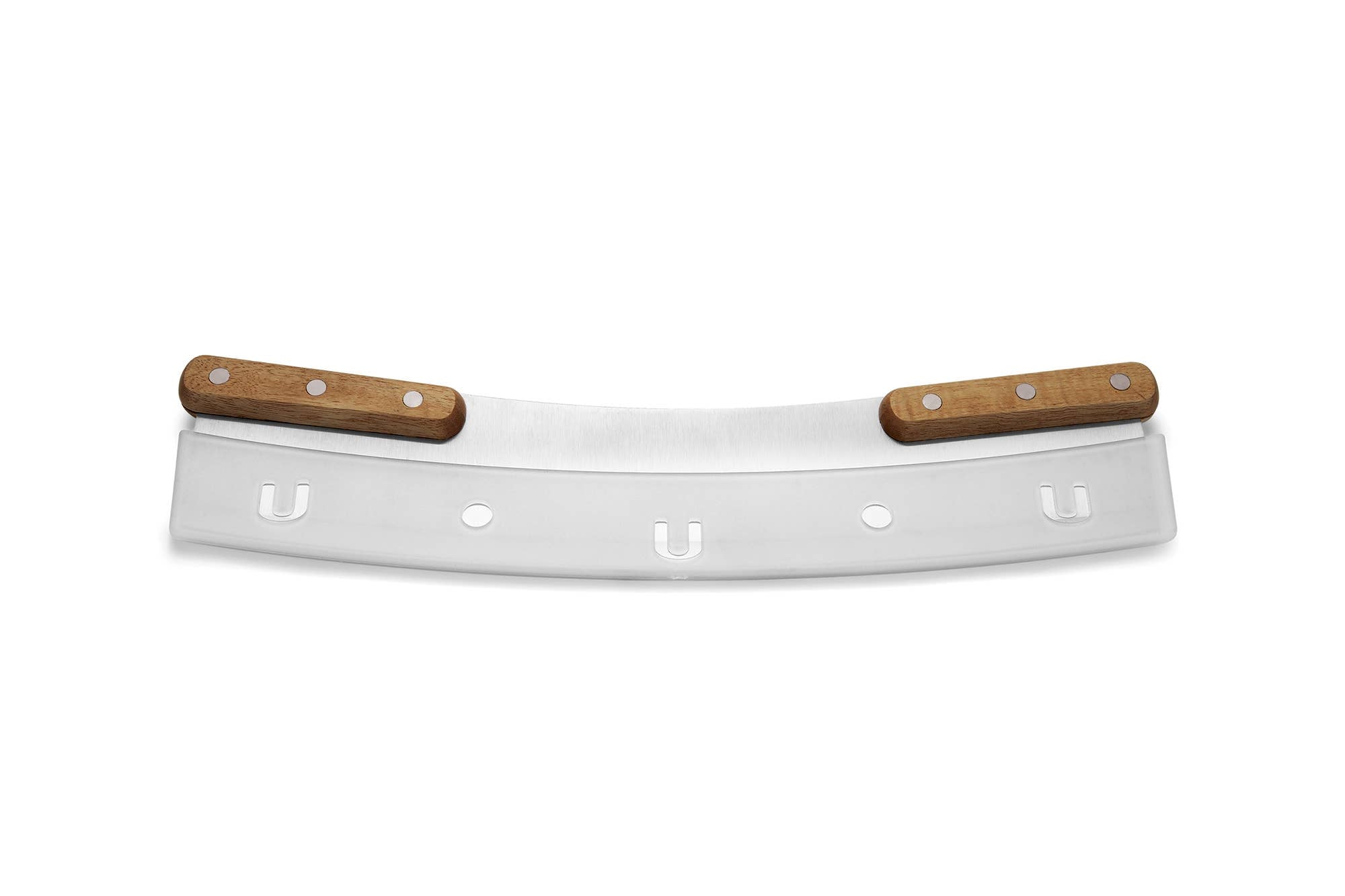 Pizzaschneider – Edelstahl & Akazienholz