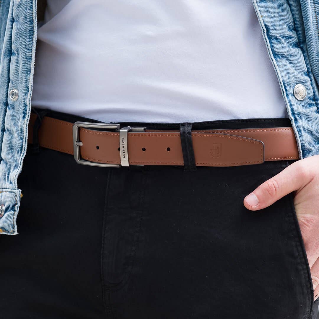 Wendbarer Herren-Gürtel aus Leder