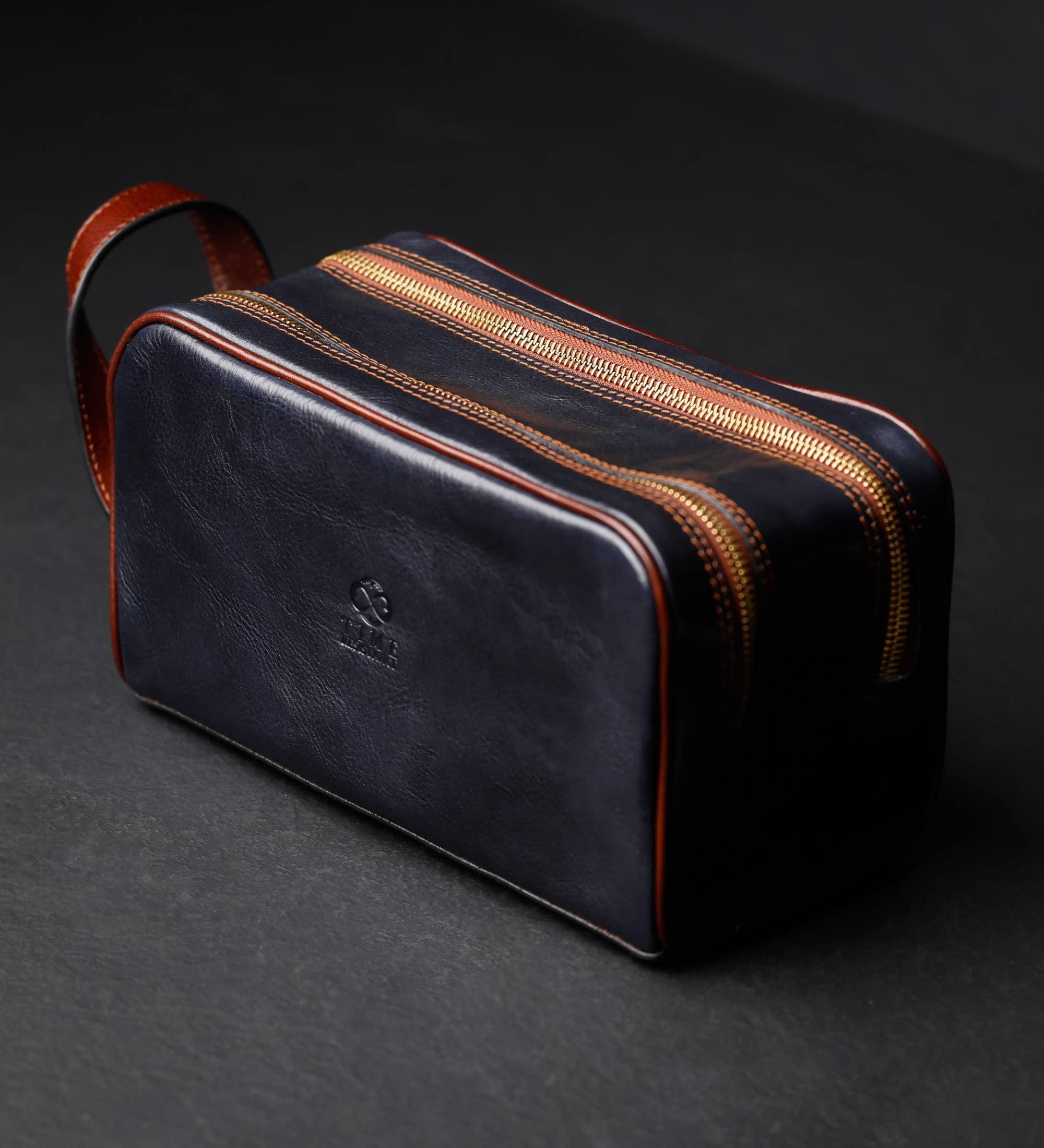 Italienische Kosmetiktasche aus Leder – All the Kings Men