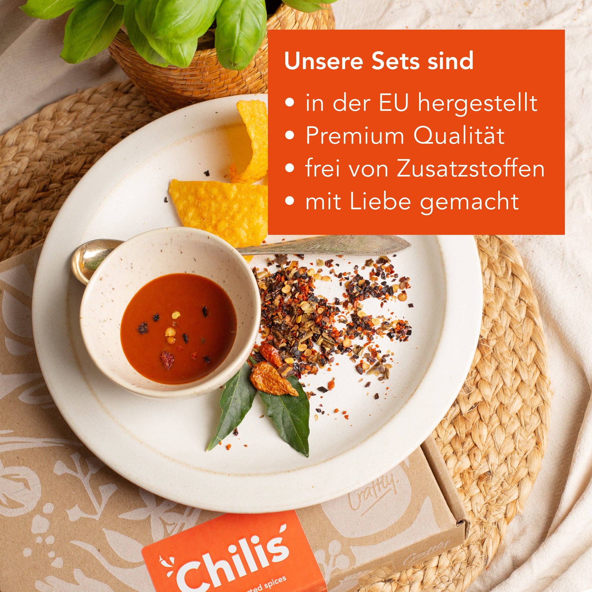 Craftly Chilis Geschenkbox – 12 Sorten aus aller Welt