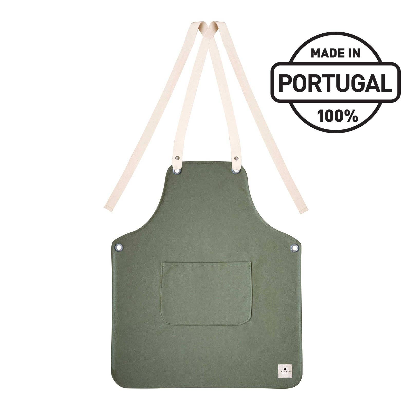 Vegane Schürze von Yako & Co – aus veganem Leder, fair produziert
