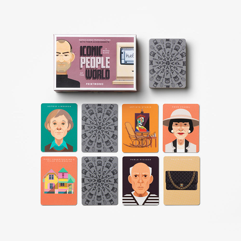 Illustriertes MEMORY Kartenspiel (mehrere Varianten)