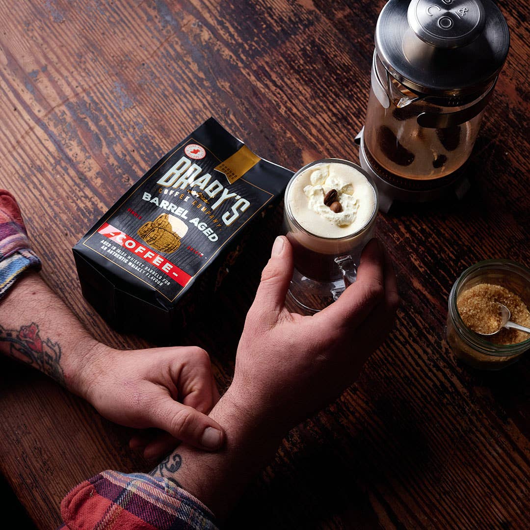 Brady’s Barrel-Aged Kaffee – Gemahlen im Kaffeefass (227 g)