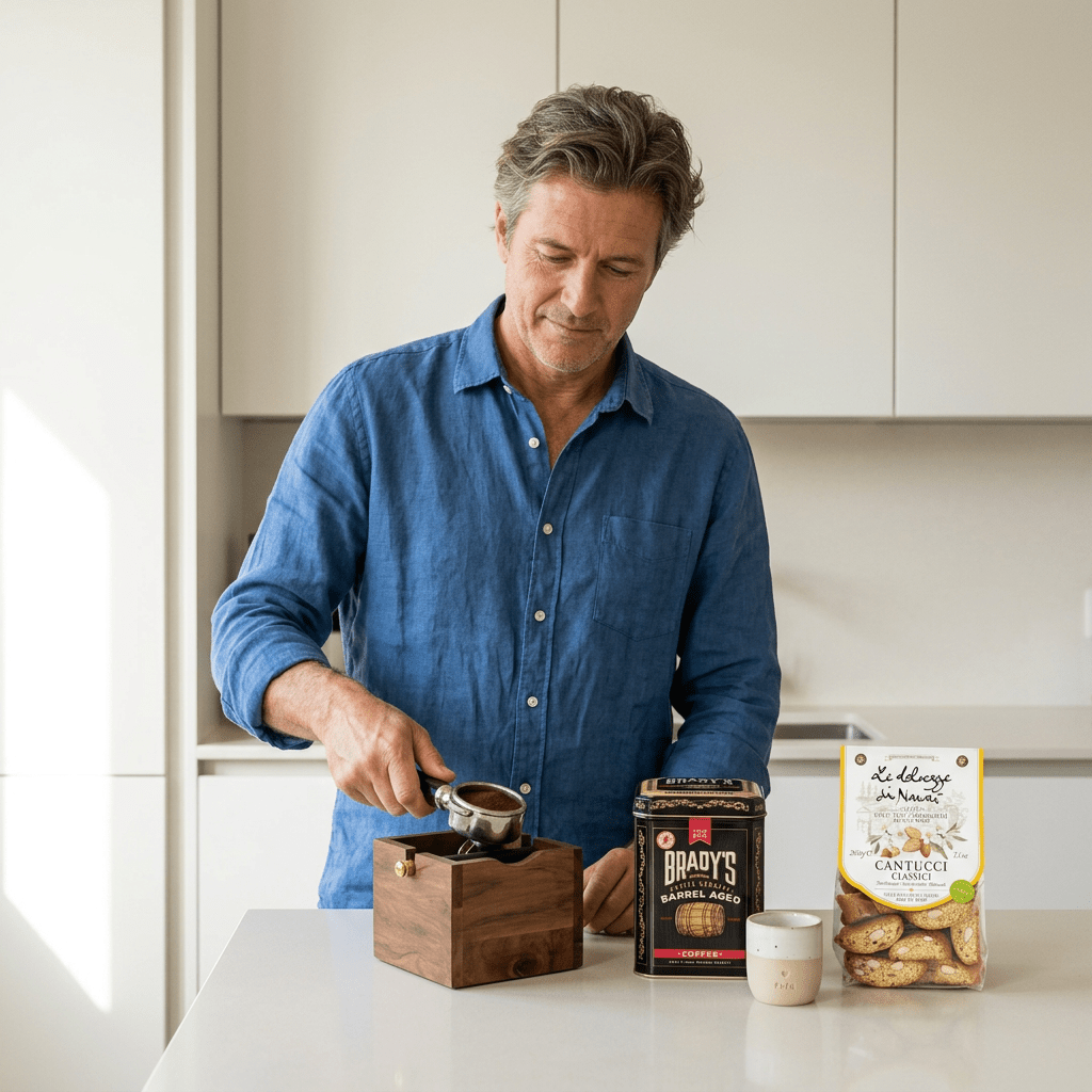 Barista - Geschenkset für Männer – Kaffee & Espresso - MANVA - Geschenke für Männer mit Stil & Lebenserfahrung