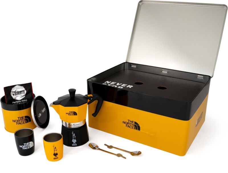 Bialetti x The North Face Espresso-Set – Outdoor-Geschenk (7-tlg.)
