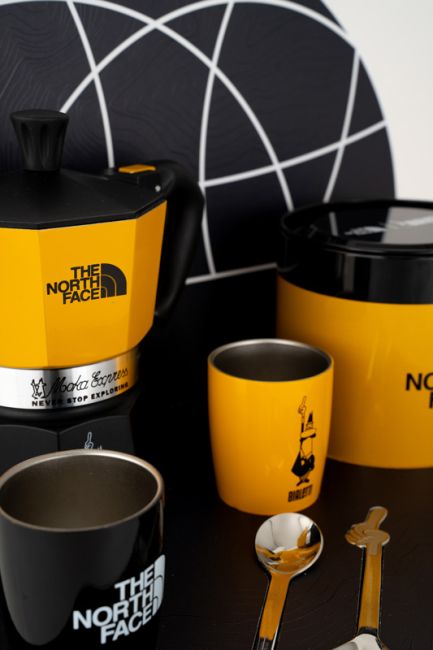 Bialetti x The North Face Espresso-Set – Outdoor-Geschenk (7-tlg.)