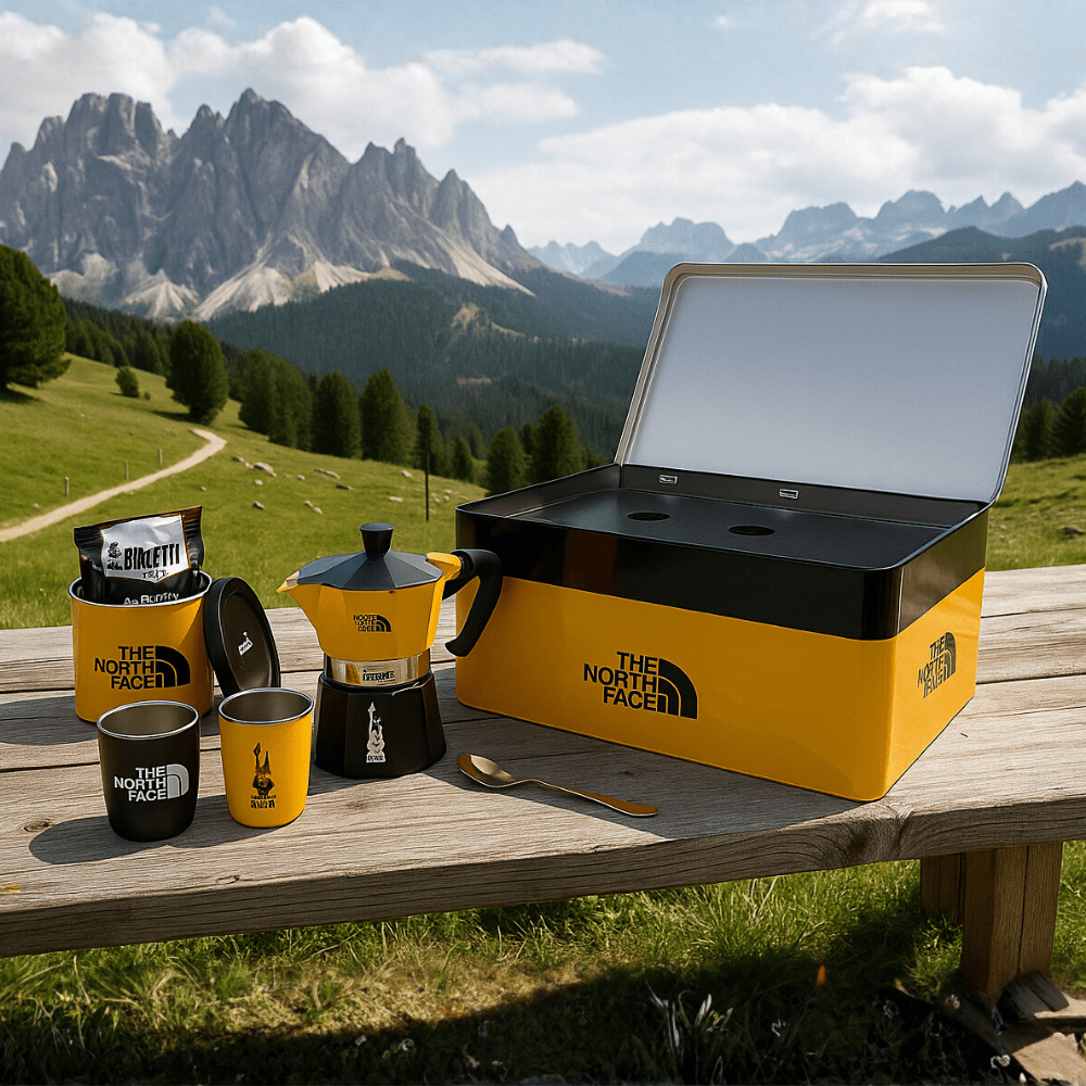 Bialetti x North Face Espresso - MANVA - Geschenke für Männer mit Stil & Lebenserfahrung