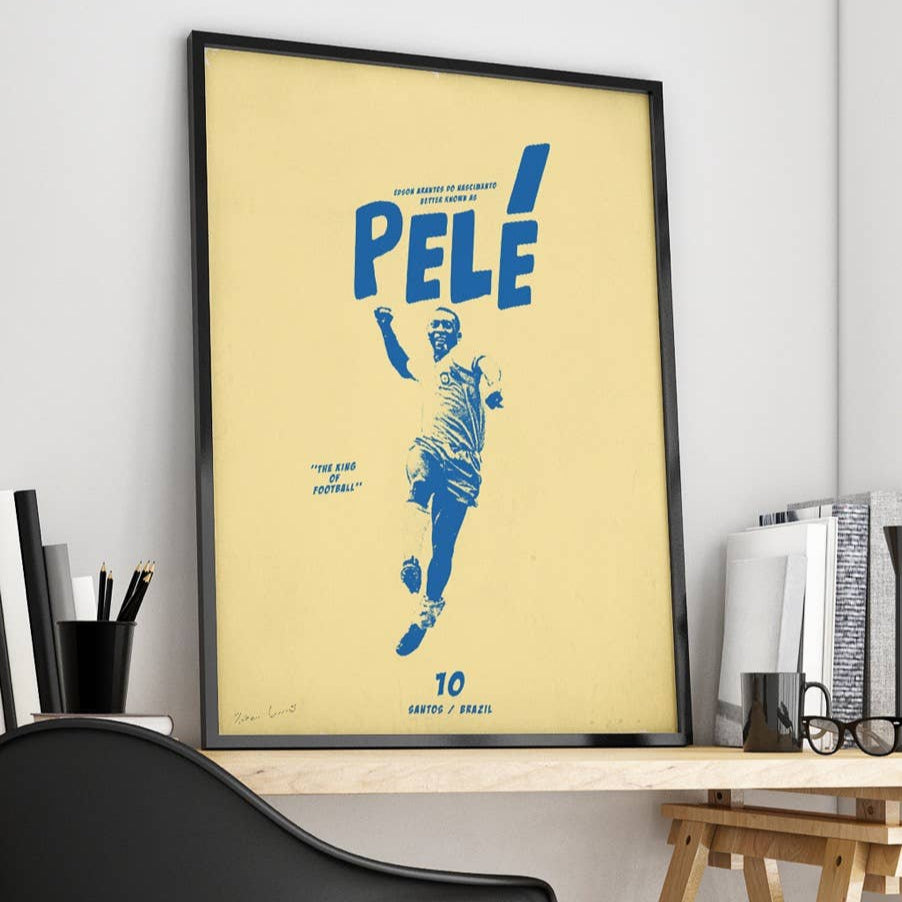 Limitierter Kunstdruck – Legendäre Fußballstars als Kunstwerk