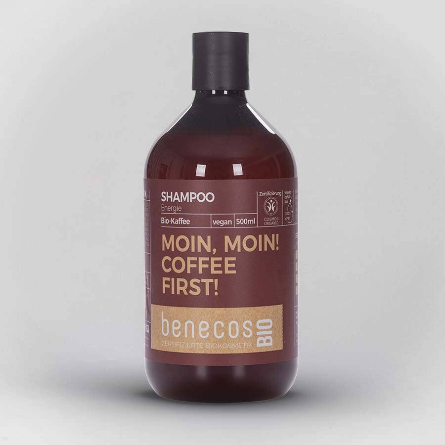 MOIN, MOIN, COFFEE FIRST – Benecos Bio-Shampoo für Männer