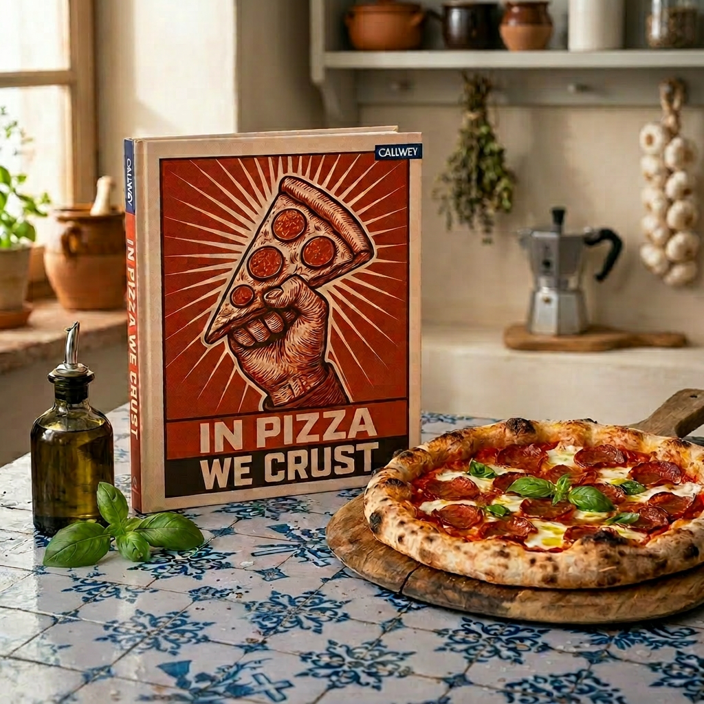 In Pizza We Crust – Das Pizzabuch - MANVA - Geschenke für Männer mit Stil & Lebenserfahrung