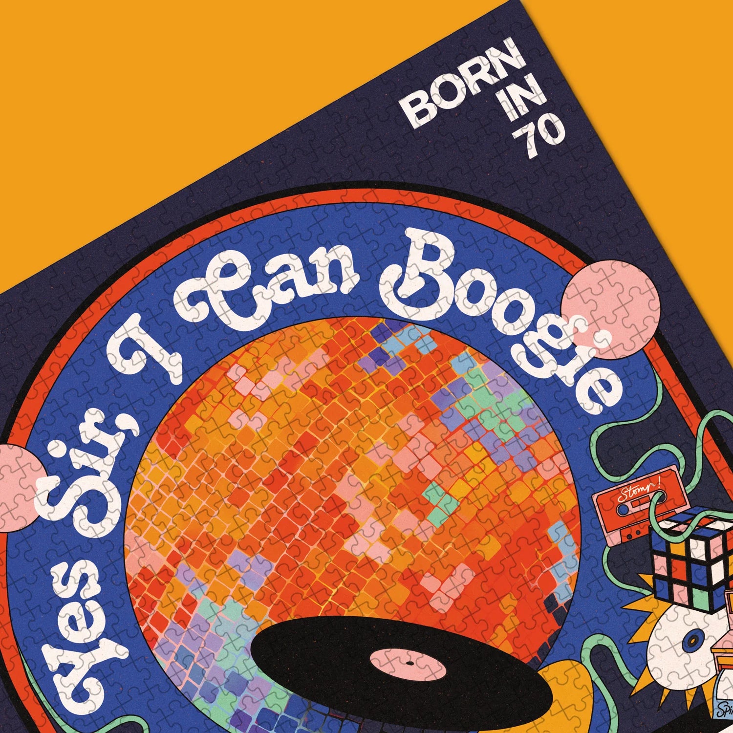 "BOOGIE" Puzzle – 1000 Teile, Funk, Disco & Design für echte Musikfans
