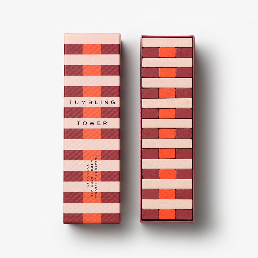 Tumbling Towers Holzspiel - MANVA - Geschenke für Männer mit Stil & Lebenserfahrung