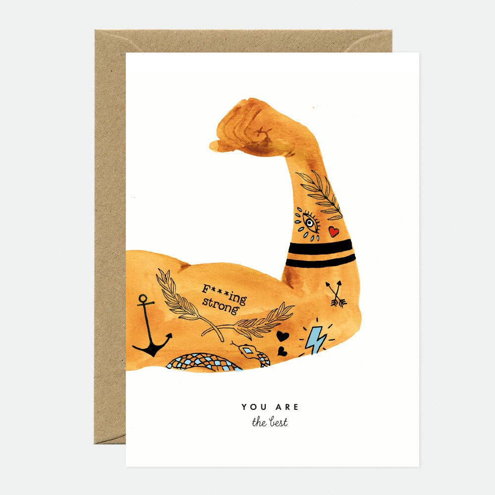 You Are the Best – Grußkarte für Männer - MANVA - Geschenke für Männer mit Stil & Lebenserfahrung