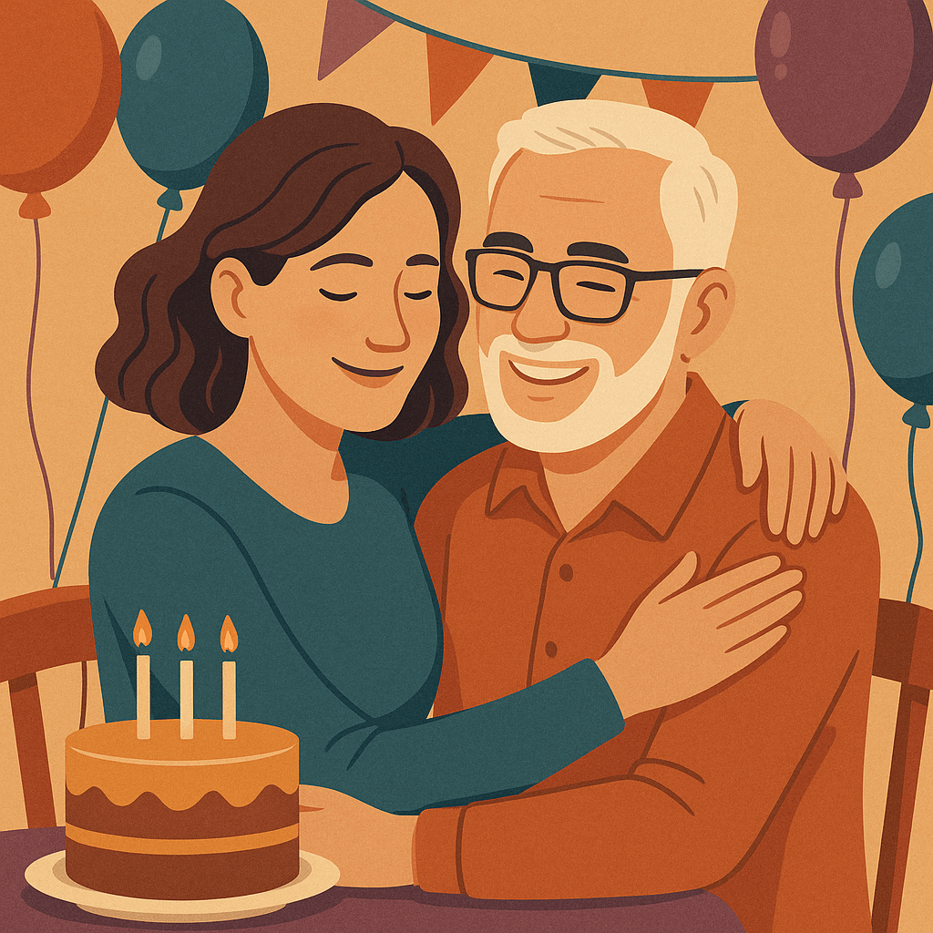 Herzlichen Glückwunsch, Papa: ein Brief zum 60. Geburtstag