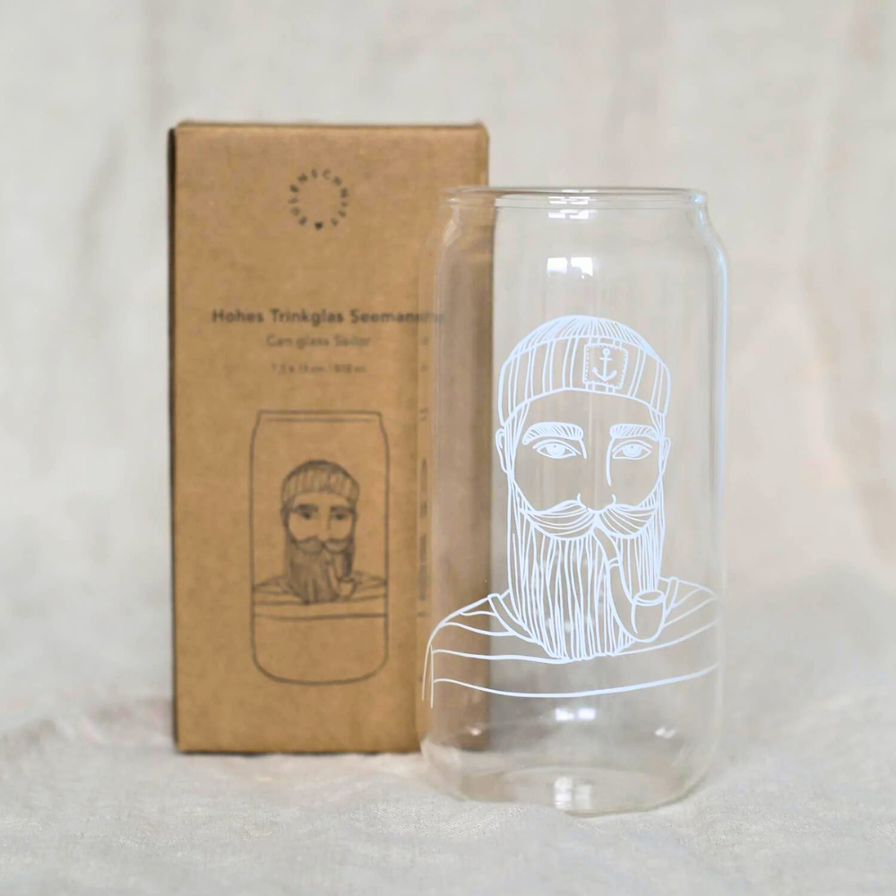 Trinkglas "Seemann" 450ml aus Borosilikatglas