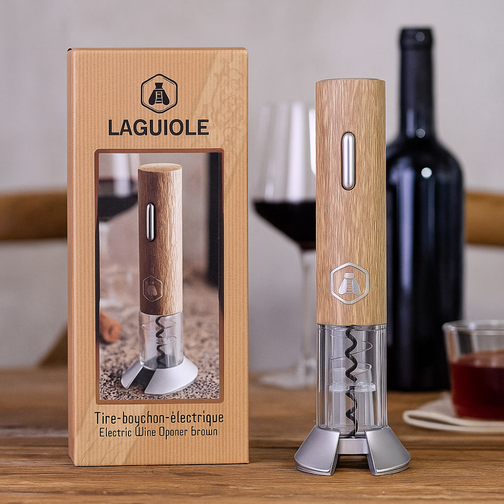 LAGUIOLE Elektrischer Korkenzieher – mit Kapselschneider