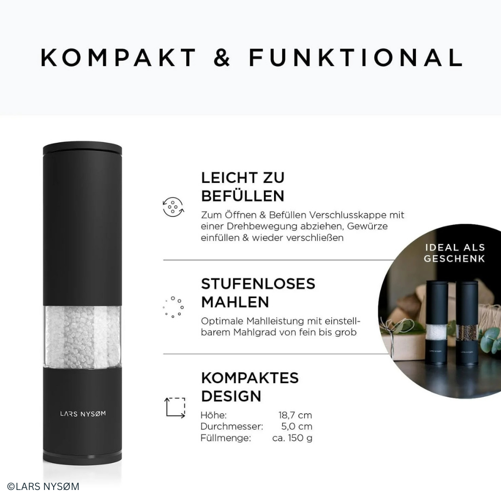 Salz & Pfeffermühlen Set "Lagom"