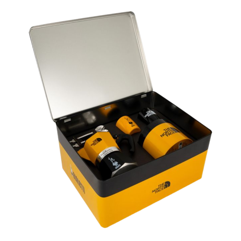 Bialetti x The North Face Espresso-Set – Outdoor-Geschenk (7-tlg.)