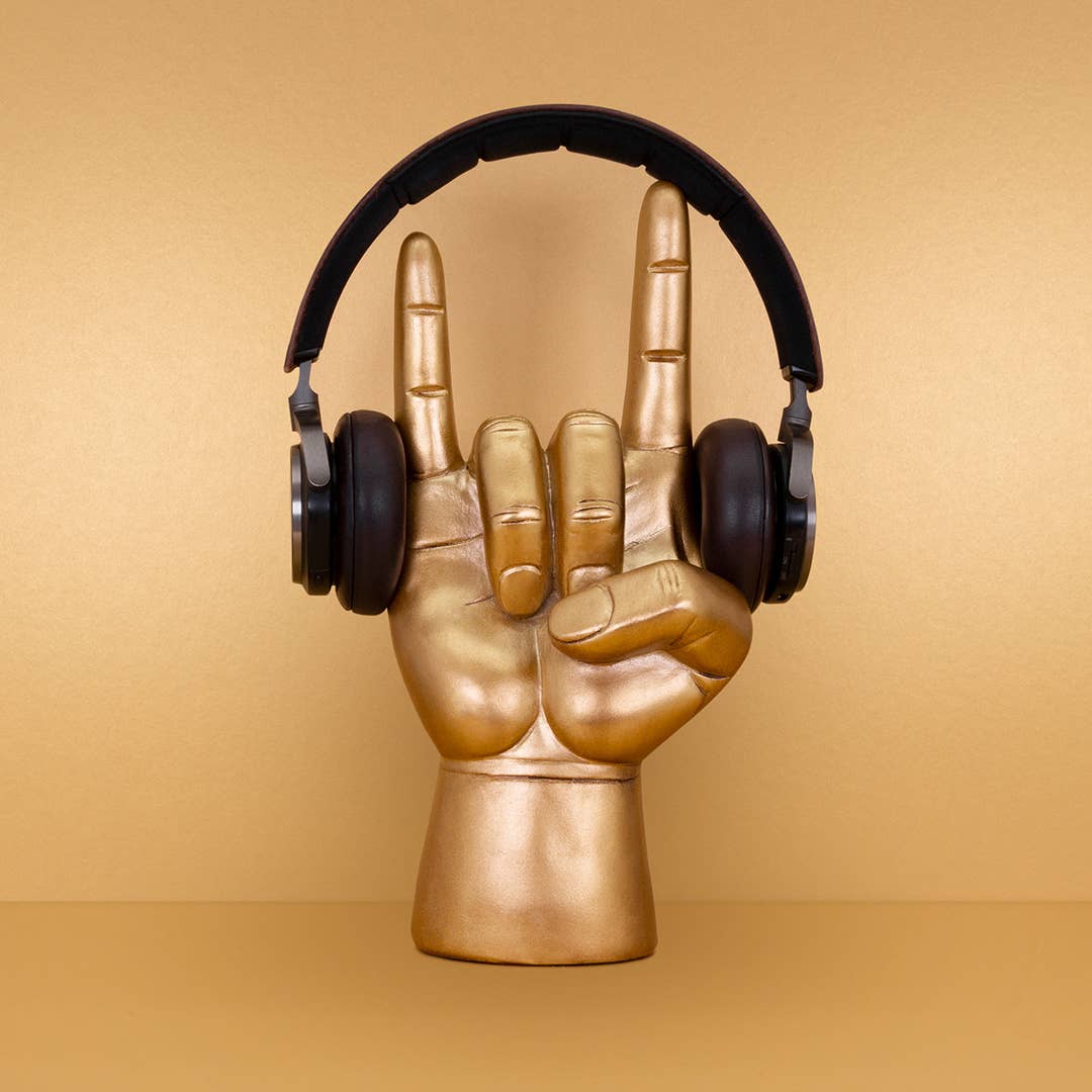 Kopfhörerhalter „Rock On“ – stylisches Geschenk mit Haltung