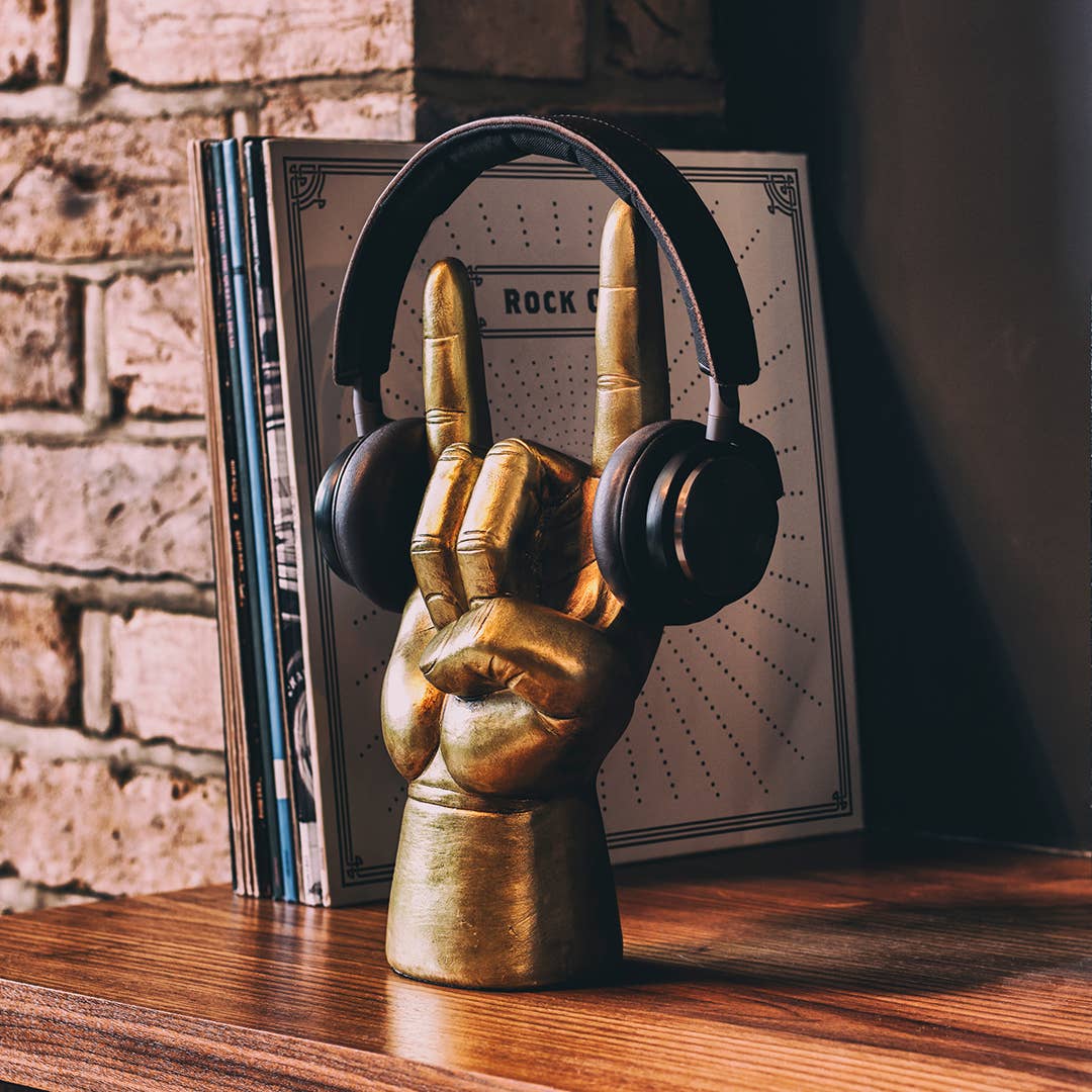 Kopfhörerhalter „Rock On“ – stylisches Geschenk mit Haltung