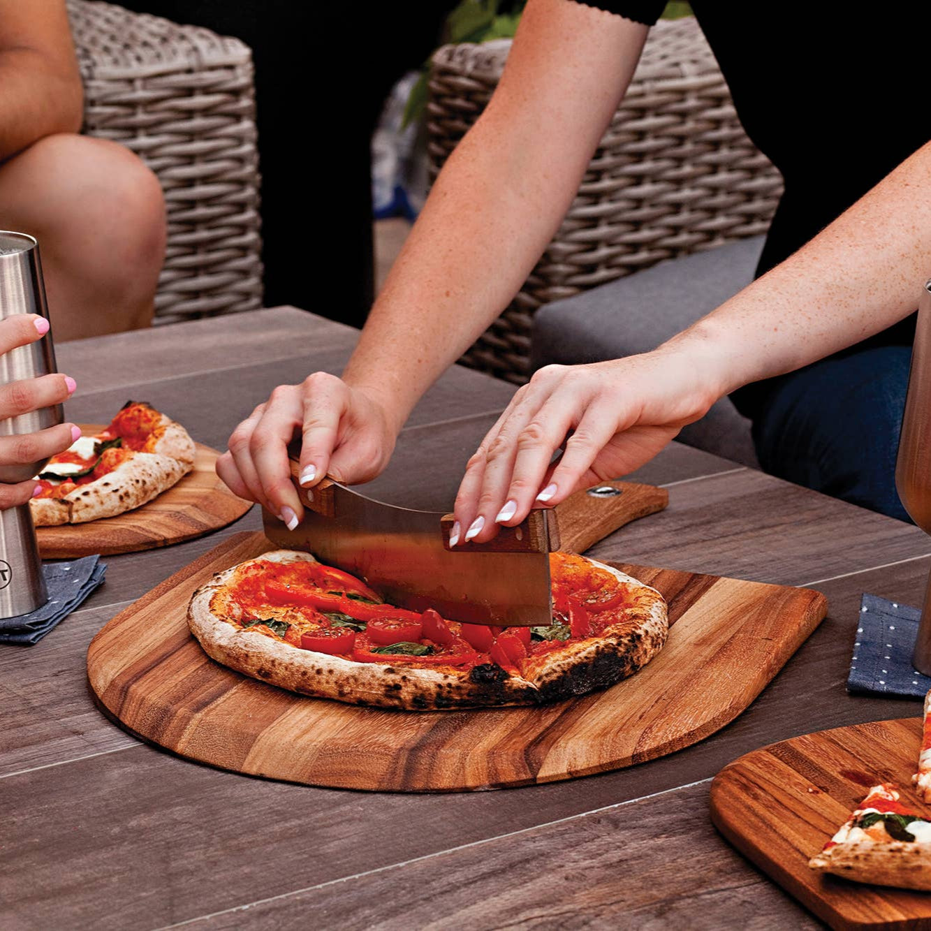 Pizzaschaufel aus Akazienholz