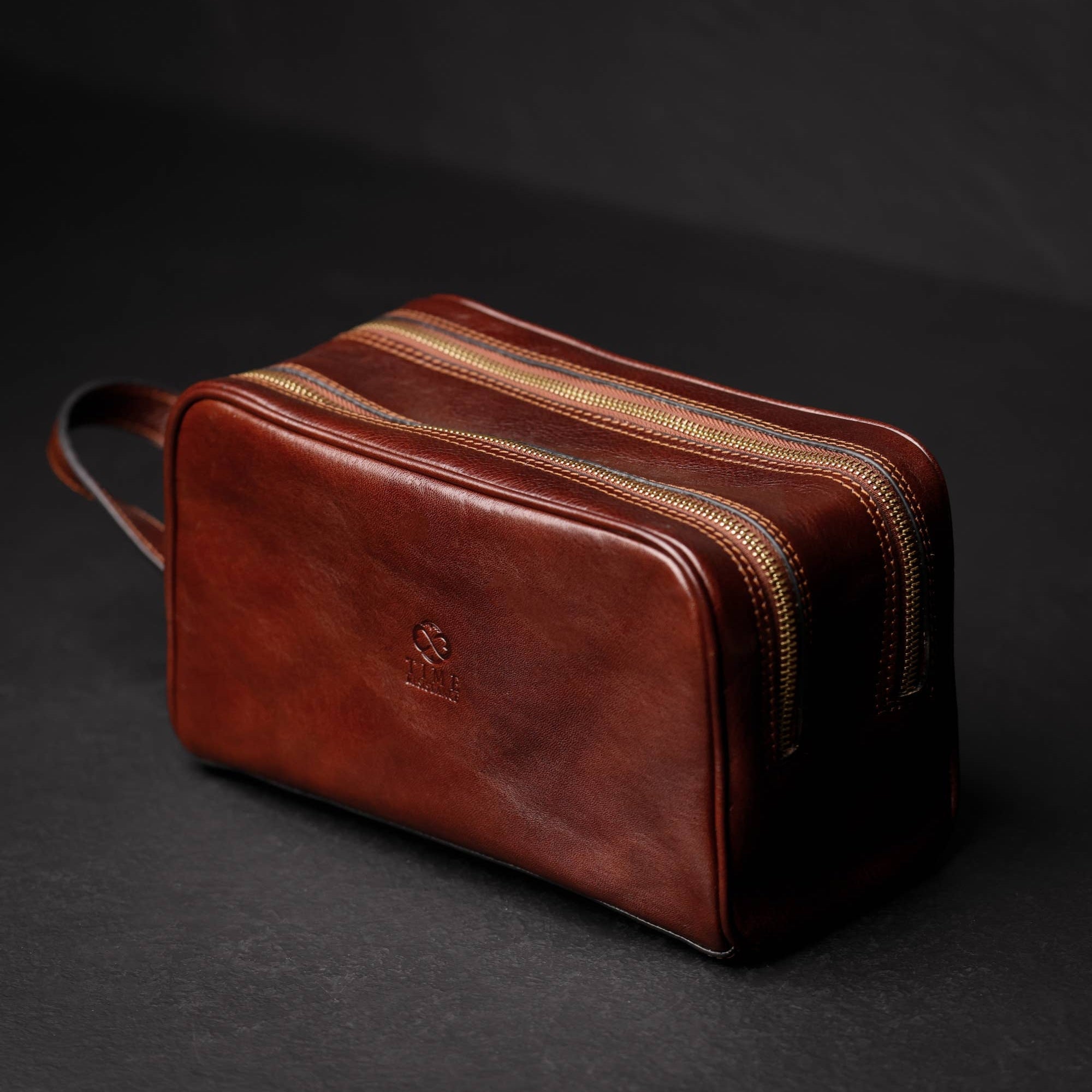 Italienische Kosmetiktasche aus Leder – All the Kings Men