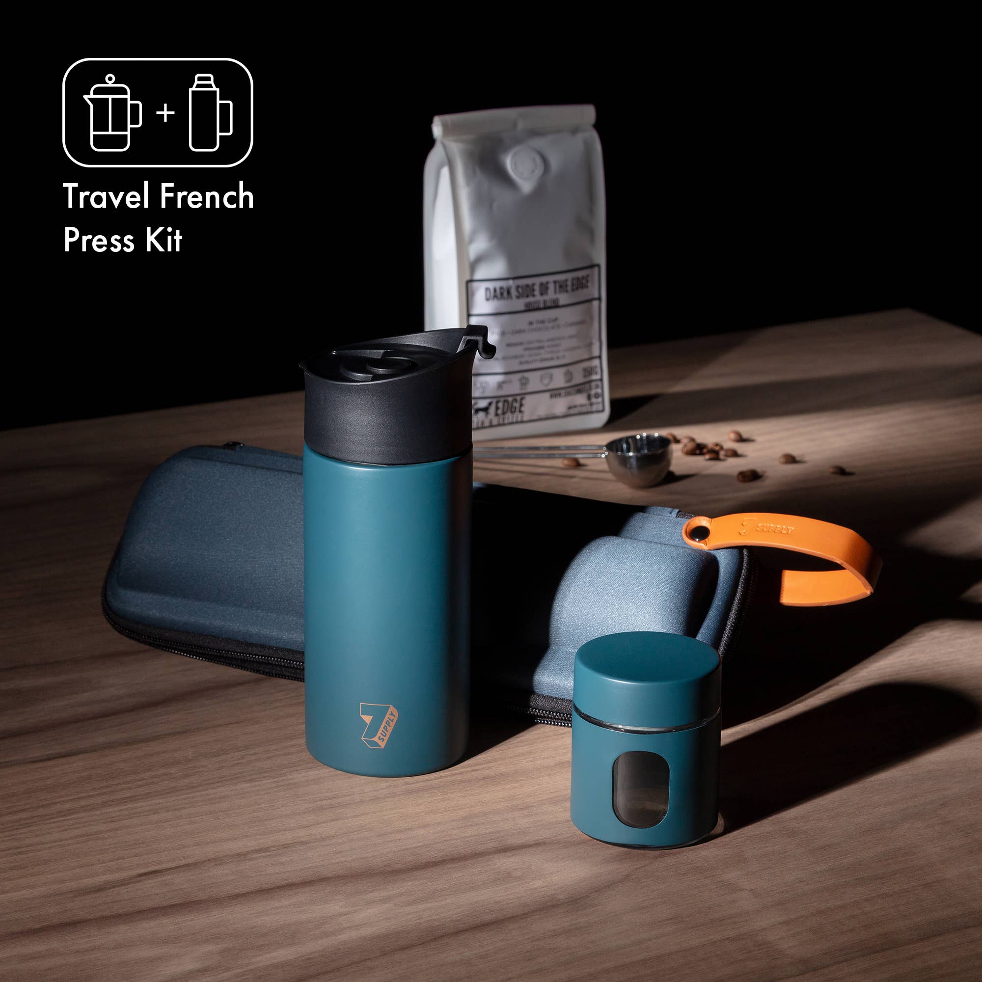 Reiseset für Kaffeekenner – French Press to go im Design-Etui