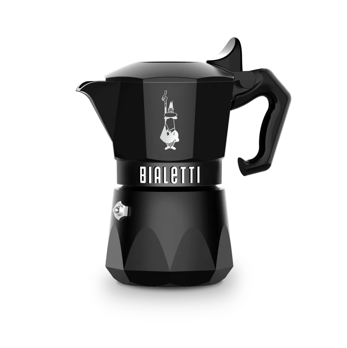Bialetti Brikka Noir – Espressokocher mit Crema-System (2 Tassen)
