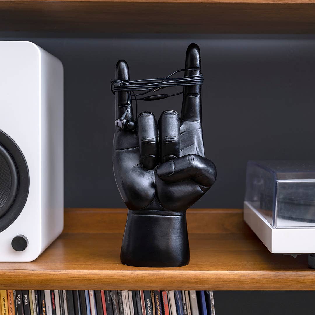 Kopfhörerhalter „Rock On“ – stylisches Geschenk mit Haltung