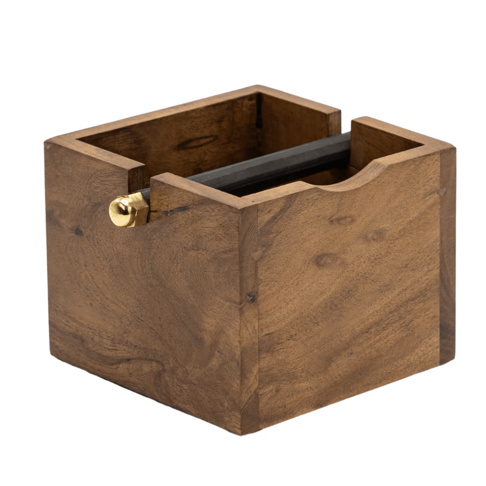Barista - Set: Klopfbox, Tamper & Brady’s Whiskey - Kaffee - MANVA - Geschenke für Männer mit Stil & Lebenserfahrung