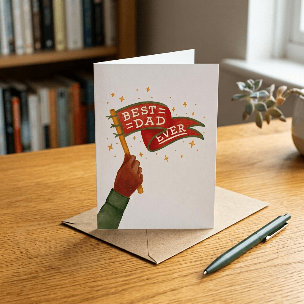 Best Dad Ever – Grußkarte für Papa - MANVA - Geschenke für Männer mit Stil & Lebenserfahrung