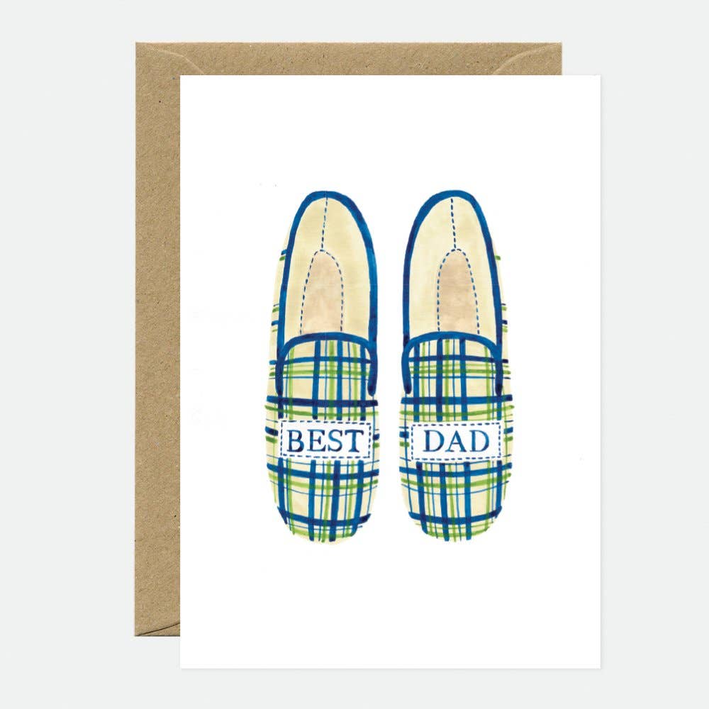 Best Dad Schuhe – Vatertagskarte - MANVA - Geschenke für Männer mit Stil & Lebenserfahrung
