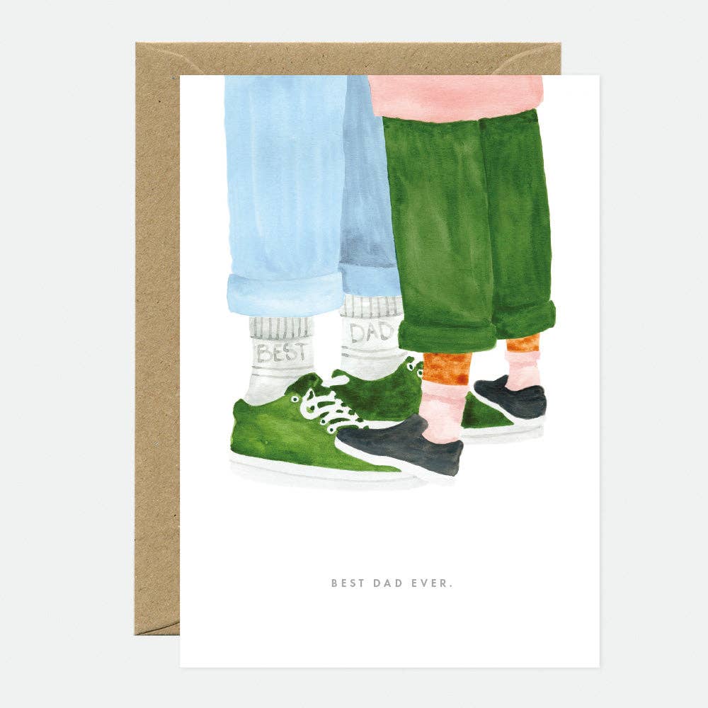 Best Dad Socks – Vatertagskarte - MANVA - Geschenke für Männer mit Stil & Lebenserfahrung