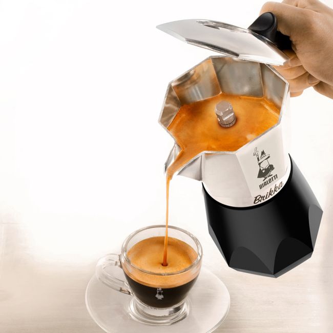 Bialetti Brikka – Espressokocher mit Crema-System (4 Tassen)