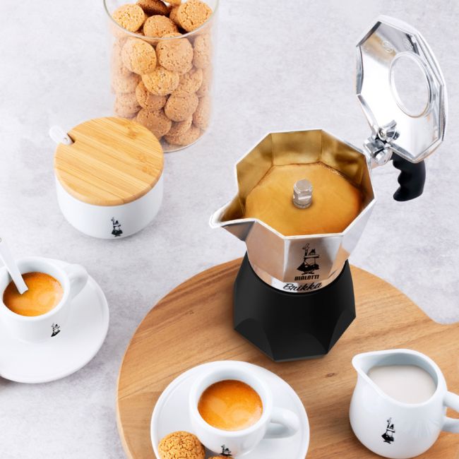 Bialetti Brikka – Espressokocher mit Crema-System (4 Tassen)