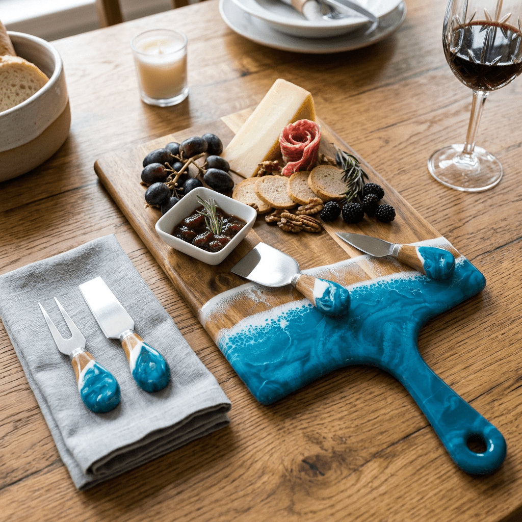 Blaue Stunde – Käse & Brett - MANVA - Geschenke für Männer mit Stil & Lebenserfahrung