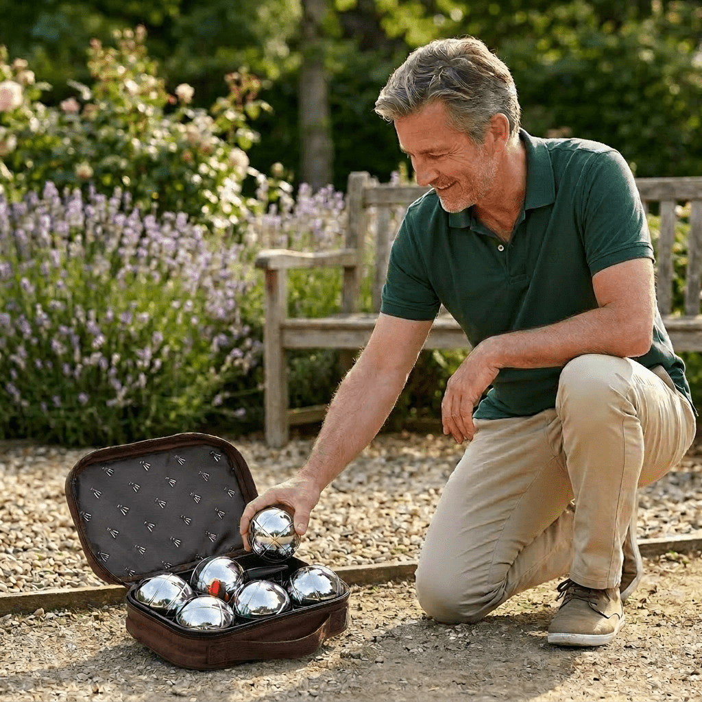 Boule - Set mit Tragetasche - MANVA - Geschenke für Männer mit Stil & Lebenserfahrung