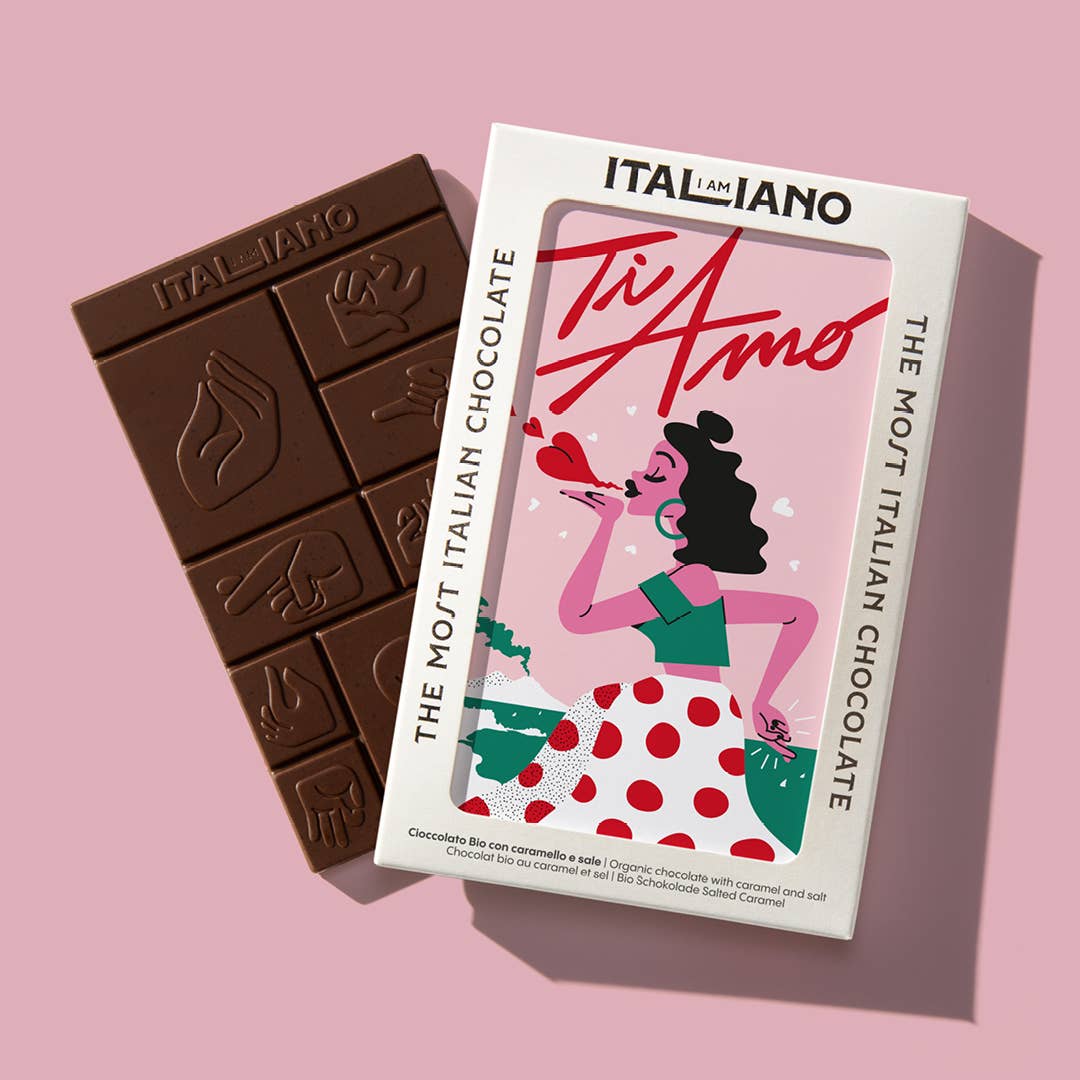 Bio-Schokoladentafel „Karamell & Salz“ – 50 g purer Genuss