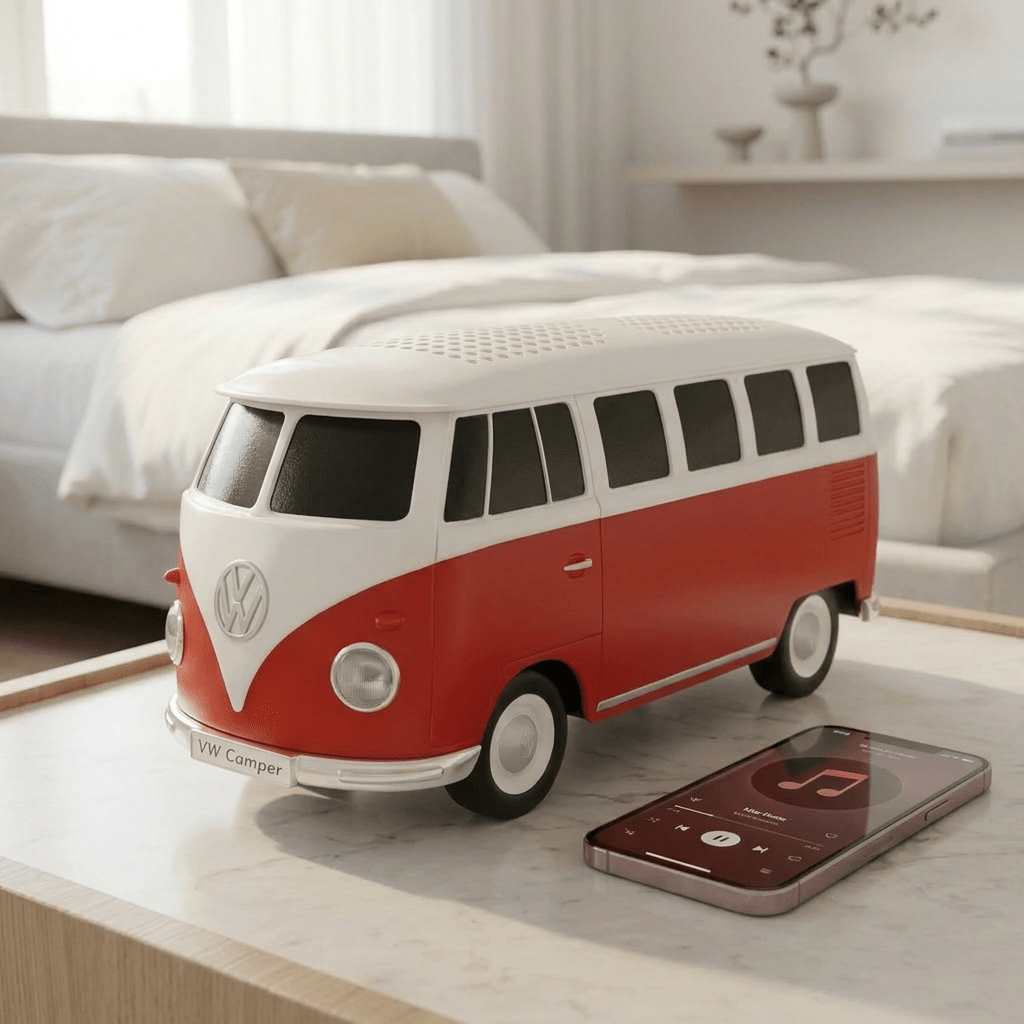 Fernweh im Wohnzimmer – VW Lautsprecher & Van Life Puzzle Set - MANVA - Geschenke für Männer mit Stil & Lebenserfahrung